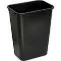 Global Equipment 41-1/4 Qt. Plastic Wastebasket - Black 4114BK